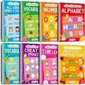 Magic Grooved Writing Practice Books for 3-10, Large Reusable 3D Handwriting Workbooks with Disappearing Ink, Tracing Book Gifts for Summer Workbook Learning